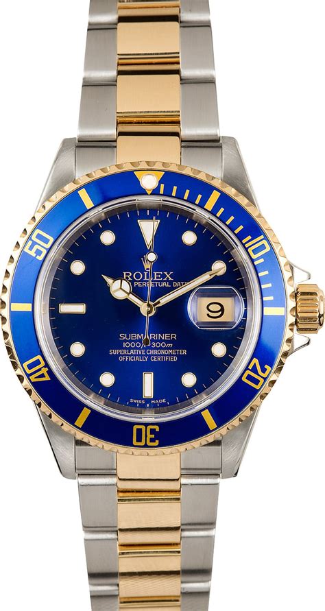 blue face gold rolex|Rolex submariner blue face price.